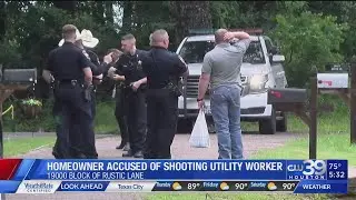 Homeowner accused of shooting utility worker in Magnolia