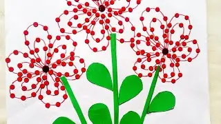 Beautiful crafts with bindi// uses of waste bindi // DIY // Bindi craft // subscribe please