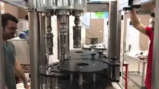 Aluminium caps closure machine
