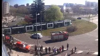 Nuevo accidente del tranvía de Vitoria