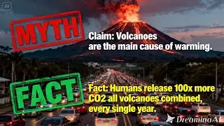 Why Volcanoes Aren&rsquo;t the Main Cause of Climate Change? #globalwarming #climatechange #1million