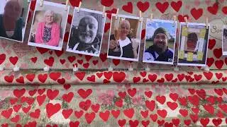 National Covid-19 Memorial - Wall With Photos