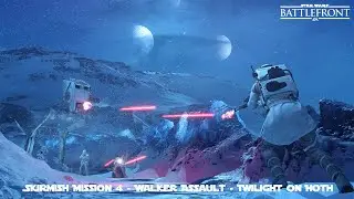 Star Wars Battlefront: Skirmish 4 - Twilight on Hoth (Walker Assault)