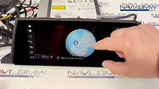 BMW GT 5 series F07 EVO ID6 navigation system 10.25 inch Touchscreen Display Black frame Touch test