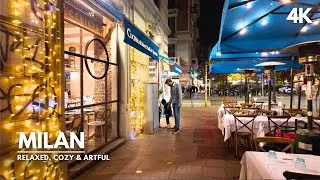 Evening at Milan's Coolest Neighborhood | Isola District [4K60]