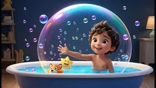 Splish, Splash, A Rainbow Bath Rhyme Song | Popular Nursery Rhyme & Lyrics| Educational Kids Songs