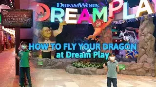 HOW TO FLY YOUR DRAGON at DreamWorks DreamPlay Inside Hiccup's Workshop Attraction