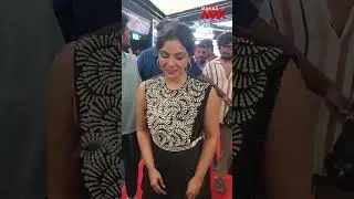 #SamyukhaMenon Cute Visuals at #pottel Trailer Launch Event #trending #shorts