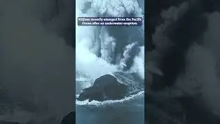 Watch Japan's newest volcano Niijima erupt 🌋