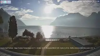 TimeLapse del 24/01/2026 in Nago-Torbole (TN) #timelapse #webcam #livecam #italia #paisajes
