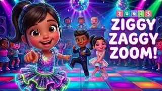 Ziggy Zaggy Zoom Dance Song for Kids | High Energy Zumba Workout | Zuni World