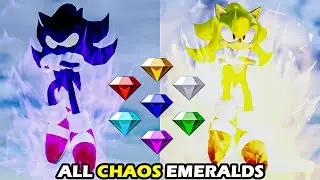 Как получить ВСЕ 7 ИЗУМРУДОВ ХАОСА в Sonic Advance Chaos V2 [Roblox]