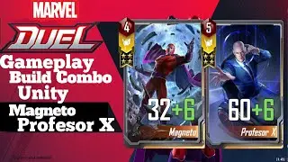 Marvel Duel | Build Combo Unity Magneto with Profesor X