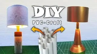 DIY PVC Table Lamps | Creative PVC Pipe Craft for Table Decoration | PVC Craft | Table Lamp | Decor