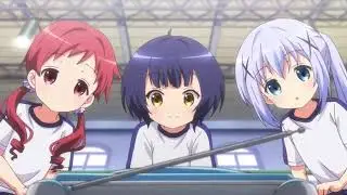 GochiUsa - Chino brought her dad's CD