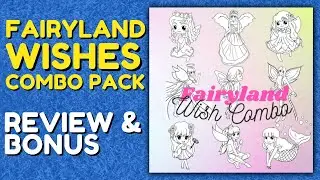 Fairyland Wishes Combo Pack Review and Bonuses - DIY Coloring Kit