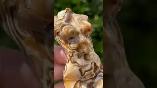 Chocolate 🍫 Calcite Goddess #crystals #collector #shortsfeed #rocks #goddess #gemcarving #geology