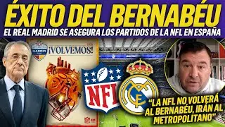 🔥YA ES OFICIAL: LA NFL VOLVERÁ AL SANTIAGO BERNABÉU EN 2026 Y 2027