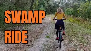 A seemingly endless maze of off-road bike trails at the Green Swamp on my AIMA e-bike..