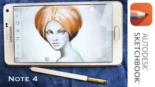 Обзор Samsung Galaxy Note 4 и Рисовалки Sketchbook Pro. 2 Часть