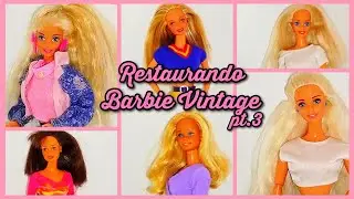C&oacute;mo restaurar el pelo de las mu&ntilde;ecas  | Arreglando Barbies vintage PT.3