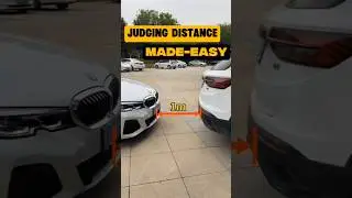 Avoid Scratches and Dents with These Car Distance Tricks #parallelparking #reverseparking #parking