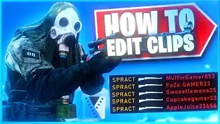 How to EDIT CLIPS for YOUTUBE/IG/TIKTOK (Call of Duty Sniping)