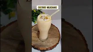 Custard milkshake recipe | कस्टर्ड मिल्कशेक #custard #recipe #shorts #milkshake