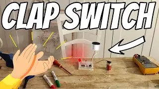 CLAP SWITCH. Accendo la luce battendo le mani.