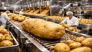Inside a Modern Potato Factory: From Fresh Potatoes to Final Products | Full Process