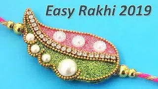 Handmade Rakhi for 2019 Rakshabandhan! How to Make Simple Rakhi at Home | StylEnrich Rakhi