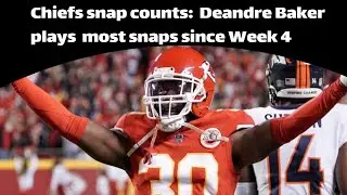 Chiefs snap counts: Deandre Baker plays most snaps since Week 4