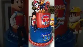 2 Tiered Paw Patrol Cake #viral  #trending  #trendingshorts  #fyp  #fypシ #2tieredpawpatrolcake