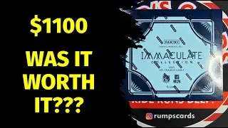 2025 IMMACULATE FOOTBALL - AWESOME PC HIT BUT AT WHAT COST????