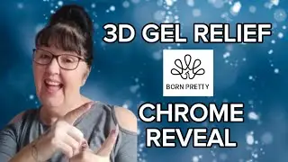 Дизайн ногтей Born Pretty 3D Gel Relief | Хромированный дизайн &laquo;кошачий глаз&raquo; (без HEMA и TPO) Ро...