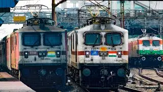 🔥KARMABHOOMI + KAZIRANGA + HALDIBARI EXPRESS Dangerous 130 KMPH Non Stop High Speed Trains of IR 🇮🇳