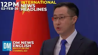 12PM News Headlines | China criticizes decision to award a Grammy to the Dalai Lama | 01-Feb-2026