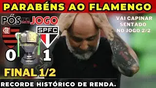 FLAMENGO 0X1 s&atilde;o paulo🚩P&oacute;s-Jogo 1/2 CopaBR 2023 | ANTIS COMEMORANDO, E O FLA? 26 Milh&otilde;es de renda.