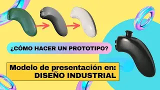 Modelo de espuma Prototipo en Dise&ntilde;o Industrial (maqueta control wii)