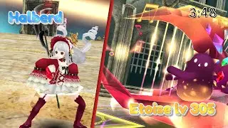 Toram online TH | Solo test build halberd vs Etoies 305