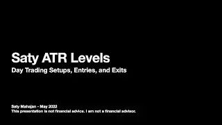 Day Trading with Saty ATR Levels and Ripster EMA Clouds including Setups, Entries, and Exits