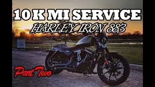 10K Mile Service - Harley Iron 883 - Part Two