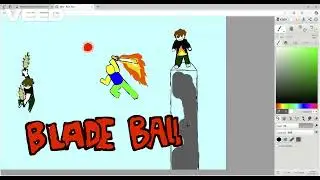 Making random fan art for games (blade ball part 2)