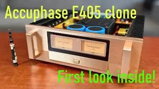 Accuphase E-405 speaker amplifier clone first look - full video review coming this way!