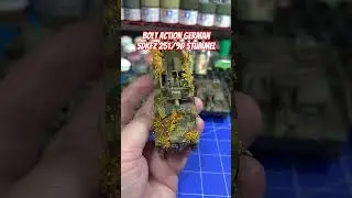 Bolt Action German SdKfz 251/9 Stummel #warlordgames #boltactiongaming #germantank #militaryvehicles
