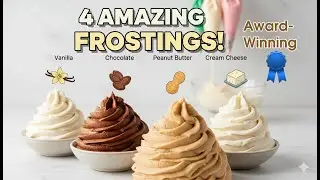 🏆4 EASY Blue Ribbon Buttercream Frostings Everyone Must Know