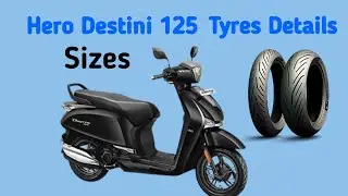 Hero Destini 125 Tyre Size Guide | Front & Rear Tyre Info @TyresInfo