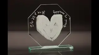 Grabado en Vidrio y Cristal con M&aacute;quina L&aacute;ser LS100 de Gravotech