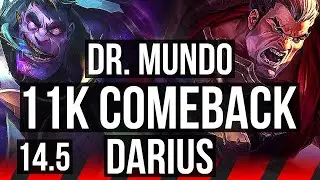 DR. MUNDO vs DARIUS (TOP) | Comeback | BR Master | 14.5