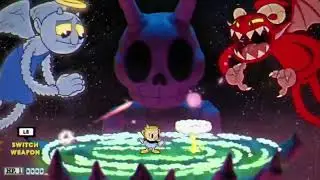 Cuphead secret boss fight angel and demon